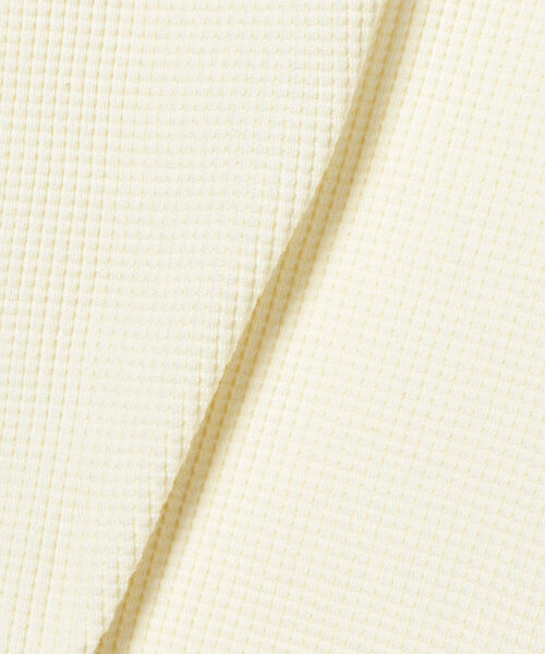 Healthknit(ヘルスニット)の「Healthknit / Heavy waffle Henley Neck T-shirt(ニット/セーター・メンズ・オフホワイト/ブラック系その他4・SMALL/MEDIUM/LARGE/X-LARGE)」の15枚目の写真