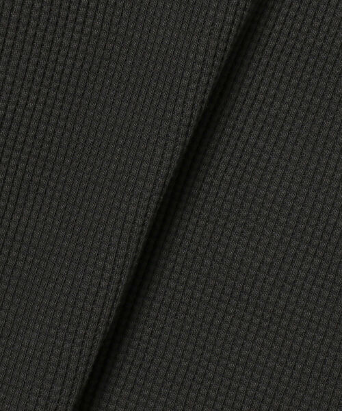 Healthknit(ヘルスニット)の「Healthknit / Heavy waffle Henley Neck T-shirt(ニット/セーター・メンズ・オフホワイト/ブラック系その他4・SMALL/MEDIUM/LARGE/X-LARGE)」の18枚目の写真