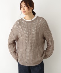 メッシュニットプルオーバー/157586