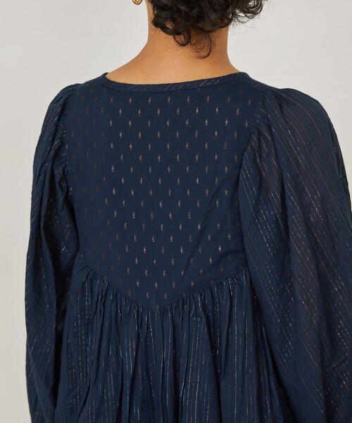 Freada(フリーダ)の「Freada/フリーダ インドオーロラストライプワンピース(ワンピース・レディース・イエロー/ネイビー・ONE SIZE)」の19枚目の写真