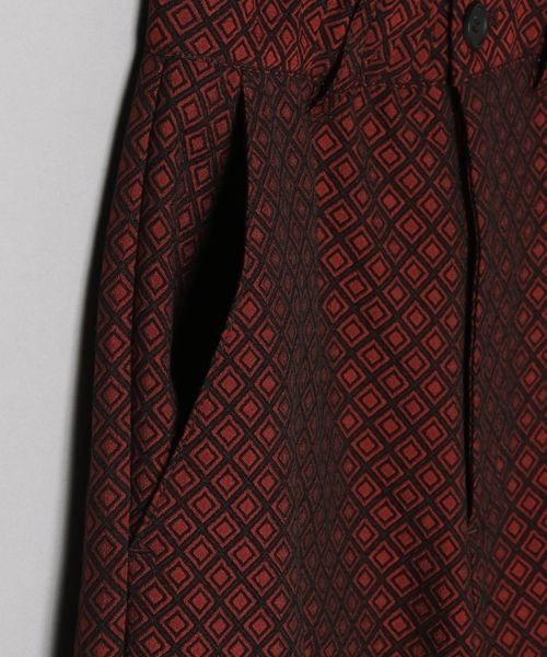 JEANASIS（ジーナシス）の「ダイヤガラジャガードストレートパンツ/167438（スラックス・レディース・ホワイト系その他/ブラウン系その他/グリーン系その他/レッド系その他・SMALL/MEDIUM）」の13枚目の写真