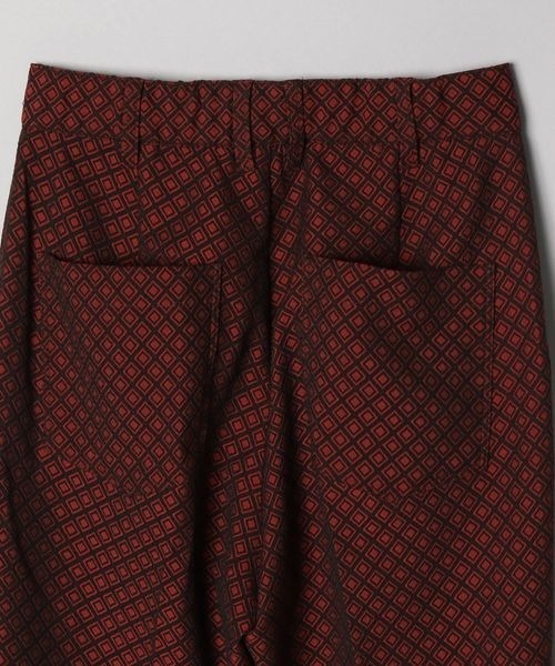 JEANASIS（ジーナシス）の「ダイヤガラジャガードストレートパンツ/167438（スラックス・レディース・ホワイト系その他/ブラウン系その他/グリーン系その他/レッド系その他・SMALL/MEDIUM）」の16枚目の写真