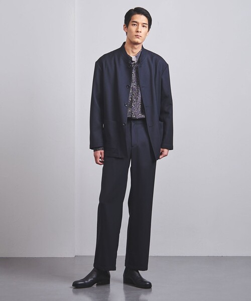 UNITED ARROWS SENTDALE WOOL 黒ジャケット a3079ef5d31e43d3f12ca3f3d9c325