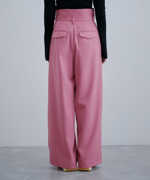 ADAM ET ROPE'（アダムエロペ）の「2タックワイドパンツ（その他パンツ・レディース・グレー/ブラック系その他/ピンク・36/38）」の11枚目の写真