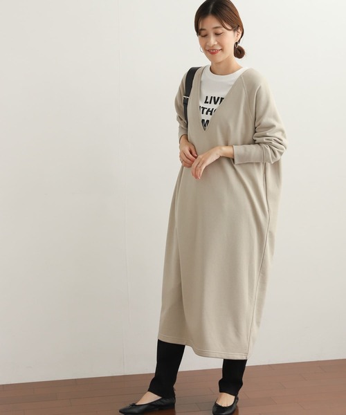 セール】Vネックスウェットワンピース（ワンピース）｜URBAN RESEARCH