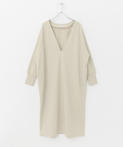 ★美品◆アーバンリサーチドアーズ◆ Vネックスウェットワンピース セール】Vネックスウェットワンピース（ワンピース）｜URBAN