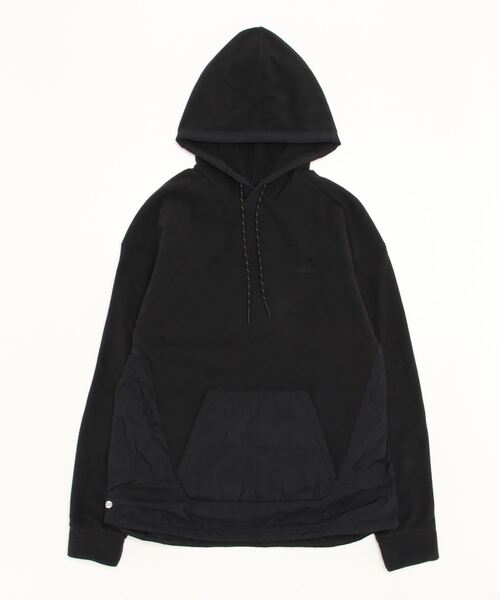 adidas(アディダス)の「アディダス adidas PRSVEFABMIXフリースフーディ(パーカー・メンズ・ベージュ/ブラック・3L/S/M/L/LL)」の1枚目の写真