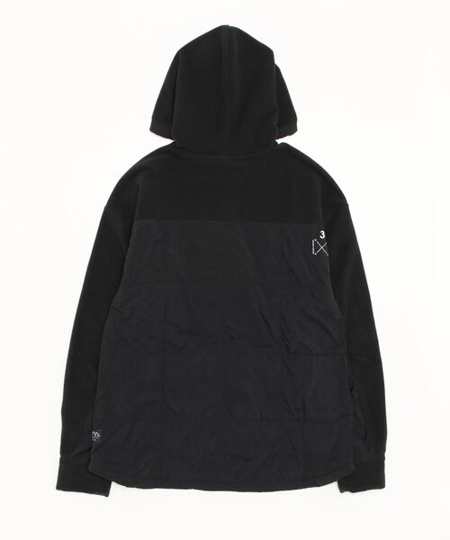 adidas(アディダス)の「アディダス adidas PRSVEFABMIXフリースフーディ(パーカー・メンズ・ベージュ/ブラック・3L/S/M/L/LL)」の4枚目の写真