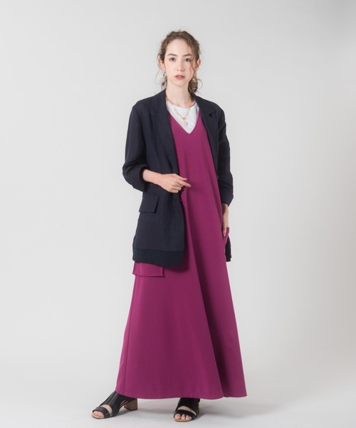 LAYMEE（レイミー）の「Alfons tailored jacket / アルフォンステーラード（テーラードジャケット・レディース・ミント/ネイビー/ホワイト・FREE）」の19枚目の写真