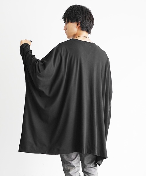 MinoriTY】もちもちビッグポンチョ メンズ 秋服 オーバーサイズ ルーズ