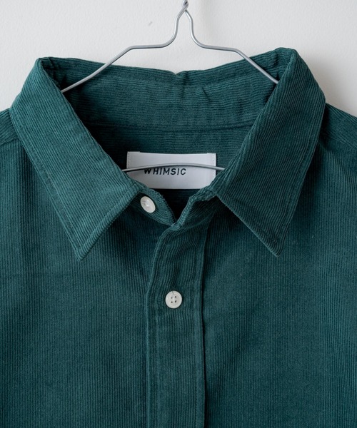WHIMSIC（ウィムジック）の「【WHIMSIC】コーデュロイレギュラーカラーシャツ（シャツ/ブラウス・レディース・グリーン/イエロー/パープル/ブルー系その他/ブルー・FREE）」の13枚目の写真