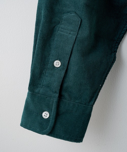 WHIMSIC（ウィムジック）の「【WHIMSIC】コーデュロイレギュラーカラーシャツ（シャツ/ブラウス・レディース・グリーン/イエロー/パープル/ブルー系その他/ブルー・FREE）」の14枚目の写真