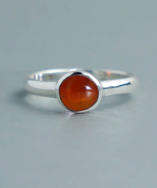 ieLS（イエルズ）の「「ieLS」SV925 シルバー  ワンストーンリング（リング・メンズ・ブラック/レッド/ホワイト・#11/#13/#15/#17）」の7枚目の写真