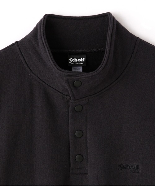 schott(ショット)の「Schott/ショット/SNAP SWEATSHIRT/スナップ スウェットシャツ(スウェット・メンズ・その他/キナリ/チャコール/オリーブ系・2XL/M/L/XL)」の12枚目の写真