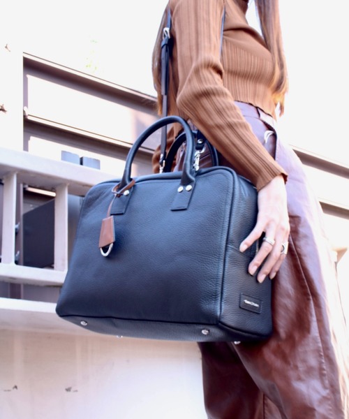GIANNI NOTARO（ジャンニノターロ）の「【GIANNI NOTARO】ボストン（ボストンバッグ・レディース・ブラック/ベージュ・FREE）」の8枚目の写真