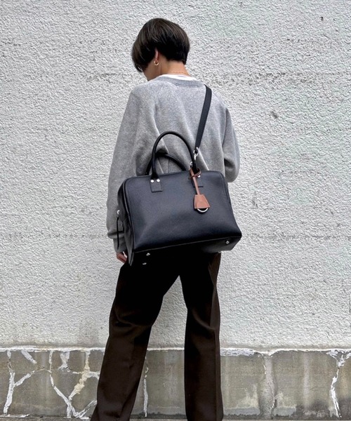 GIANNI NOTARO（ジャンニノターロ）の「【GIANNI NOTARO】ボストン（ボストンバッグ・レディース・ブラック/ベージュ・FREE）」の13枚目の写真