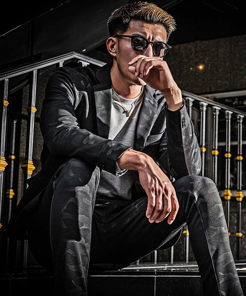 SOMEDIFF（サムディフ）の「【SOMEDIFF】ストレッチ テーパード アンクル スラックス パンツ メンズ（スラックス・メンズ・カーキ/ブラック/カモフラージュ・XL/M/L）」の8枚目の写真