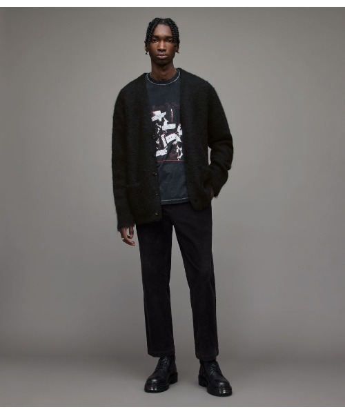 ALLSAINTS オールセインツ アルパカ　モヘア　カーディガン　ブラック ALLSAINTS（オールセインツ）の「BERRIN CARDIGAN | BERRIN