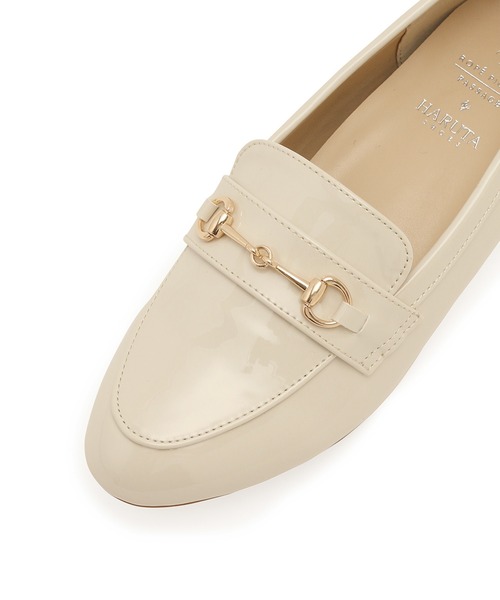 HARUTA（ハルタ）の「ROPE' PICNIC PASSAGE byHARUTA/エナメルビット付フラットローファー（ローファー・レディース・キナリ/ブルー系その他/ブラック・22.5cm/23.0cm/23.5cm/24.0cm/24.5cm）」の7枚目の写真