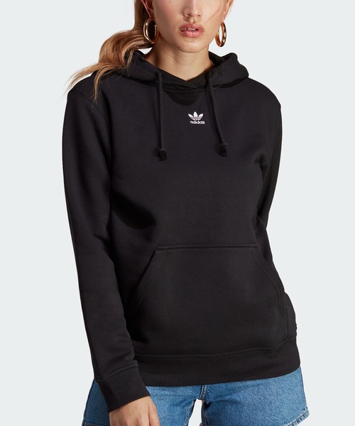 adidas（アディダス）の「アディカラー エッセンシャルズ フリースパーカー / アディダスオリジナルス adidas Originals（パーカー・レディース・オフホワイト/ブラック/ブルー・MEDIUM/LARGE/X-LARGE/XX-LARGE/X-SMALL/SMALL）」の15枚目の写真