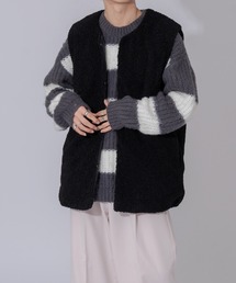 BOA VEST / ボア中綿ベスト