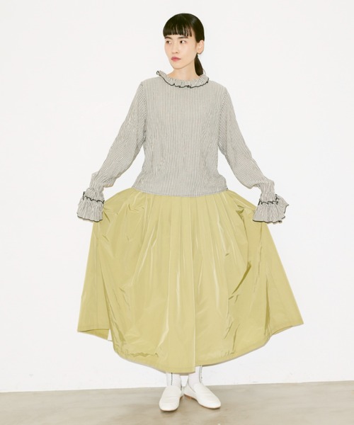 Libra Cue（リブラ キュー）の「フロントラインソックス（ソックス/靴下・レディース・ホワイト/ブラック・FREE）」の13枚目の写真