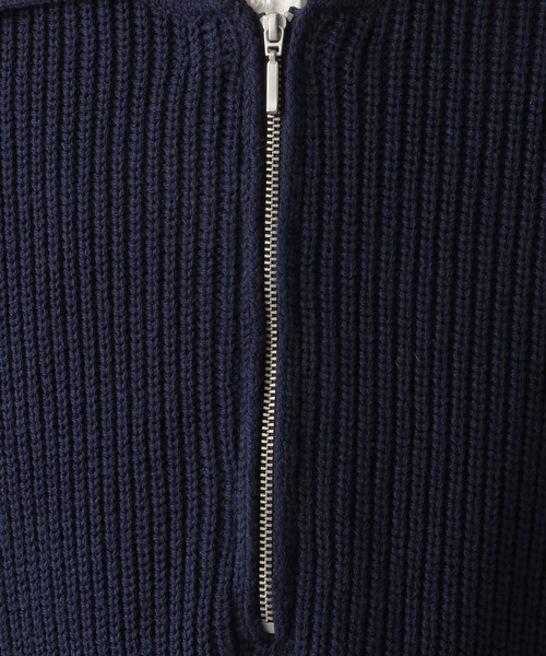 LEPSIM（レプシィム）の「マタニティ／7ゲージハーフジップベスト　178907（マタニティウェア/グッズ・レディース・ピンク/ネイビー/グレイッシュベージュ・FREE）」の13枚目の写真