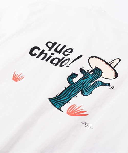 OFFSHORE(オフショア)の「【コラボ商品】OS×AMBE DUE CHIDO TEE/オフショア×アンベリュー ティーシャツ(Tシャツ/カットソー・メンズ・ホワイト/ブルー・XL/L/S/M)」の9枚目の写真