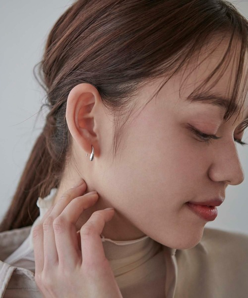 Edit Sheen（エディットシーン）の「ドロップカーブピアス（ピアス（両耳用）・レディース・シルバー/ゴールド・FREE）」の11枚目の写真