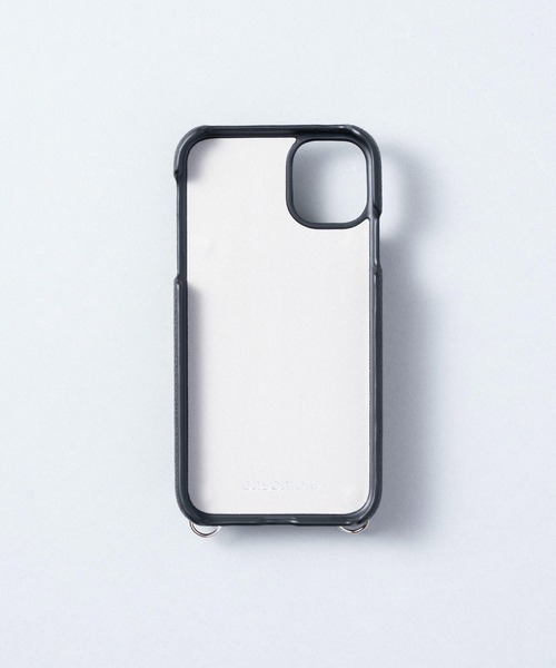 ensemble(皮革ブランド)(アンサンブル)の「ensemble PORTEバイカラー 鏡 カードケース付きiPhoneケース (ベルト無し)(スマホケース/カバー・レディース・グレー/ブラック/ベージュ/ライトグレー/ホワイト・6/4/7/5/3/12/10/13)」の10枚目の写真