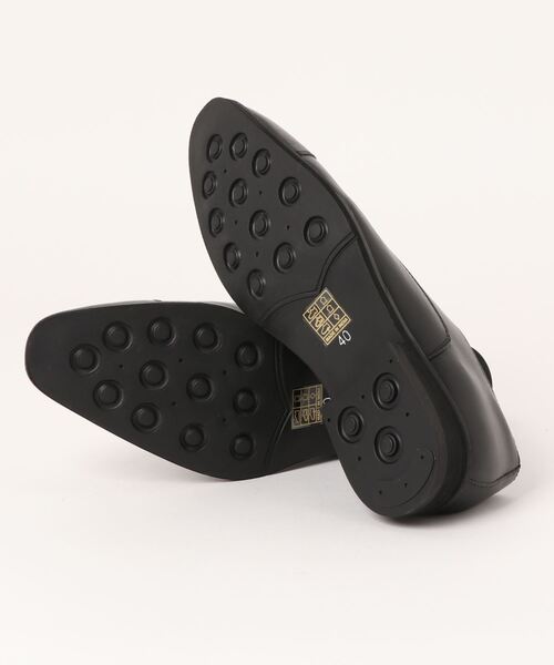 m.f.editorial（エムエフエディトリアル）の「m.f.エディトリアル メンズ ロングノーズ セミスクエア ドレスシューズ（ドレスシューズ・メンズ・ブラック/ダークウッド・42/41/43/40）」の4枚目の写真