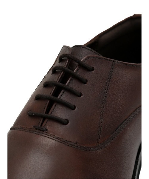 m.f.editorial（エムエフエディトリアル）の「m.f.エディトリアル メンズ ロングノーズ セミスクエア ドレスシューズ（ドレスシューズ・メンズ・ブラック/ダークウッド・42/41/43/40）」の5枚目の写真