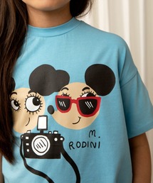 Mini Rodini（ミニロディーニ）の「mini rodini / ネズミフロントデザインTシャツ（Tシャツ/カットソー・キッズ）」