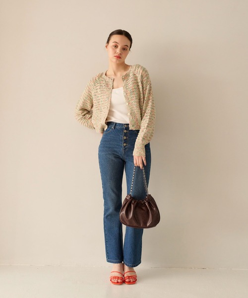 TINA：JOJUN（ティーナジョジュン）の「フェイクレザー ギャザーバッグ TINA：JOJUN（ハンドバッグ・レディース・オレンジ系その他/ブラウン・F）」の7枚目の写真