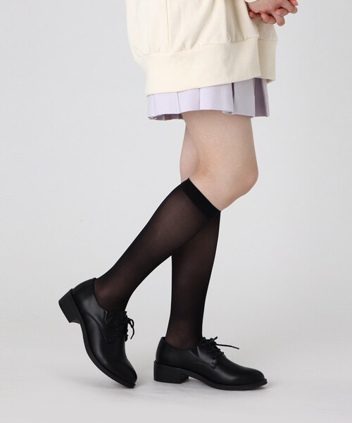 cs T&P(シーエスティーアンドピー)の「超軽量ソール レースアップマニッシュ(パンプス・レディース・アイボリー/ブラック系1/ダークブラウン/ブラック・M/LL/S/L)」の3枚目の写真