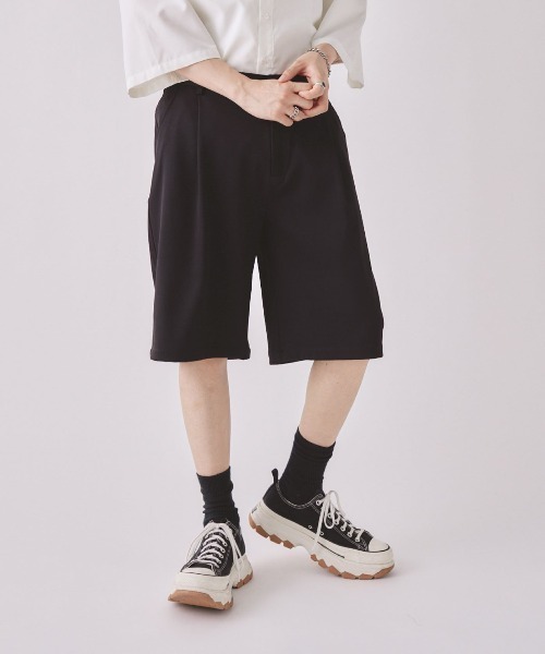 EDEL(エーデル)の「EDEL - タックワイドハーフパンツ(その他パンツ・メンズ・ミント/アイボリー/ブラック・MEDIUM/LARGE)」の16枚目の写真