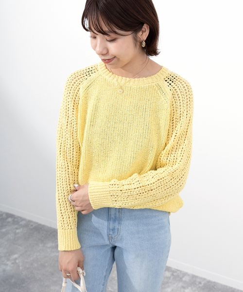 セール】テープヤーンプルオーバー（ニット/セーター）｜B.C