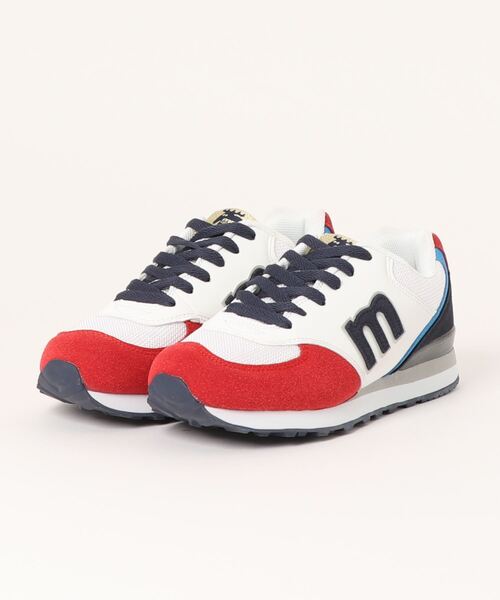 moz(モズ)の「ローカットスニーカー(スニーカー・レディース・ネイビー/イエロー/レッド・23.0cm/23.5cm/24.0cm/24.5cm)」の3枚目の写真