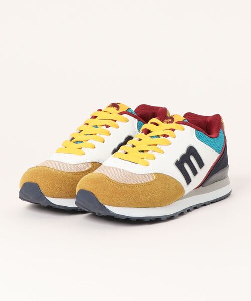 moz(モズ)の「ローカットスニーカー(スニーカー・レディース・ネイビー/イエロー/レッド・23.0cm/23.5cm/24.0cm/24.5cm)」の2枚目の写真