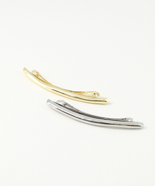 Gready Brilliant（グレディブリリアン）の「メタルニュアンスバレッタ（バレッタ/ヘアクリップ・レディース・シルバー/ゴールド・FREE）」の4枚目の写真