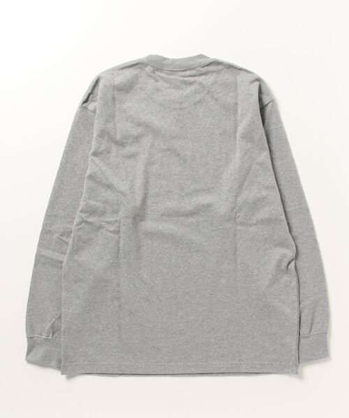 THE NORTH FACE(ザノースフェイス)の「ザ ノース フェイス THE NORTH FACE L/S Nuptse Cotton Tee_ロングスリーブヌプシコットンティー(Tシャツ/カットソー・メンズ・オフホワイト/ブラック/ブラウン/グレー/アイボリー/パープル・L/LL/M/XS/S)」の7枚目の写真