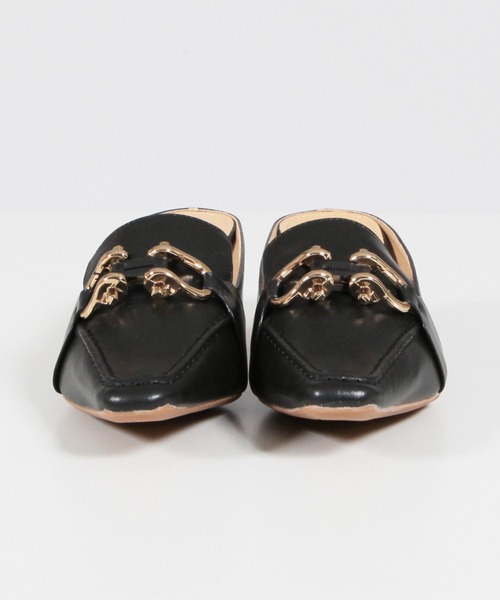 Julia Boutique(ジュリアブティック)の「ビット付きスクエアトゥパンプス/23091(パンプス・レディース・ブラック/ホワイト・36/37/38/39)」の21枚目の写真