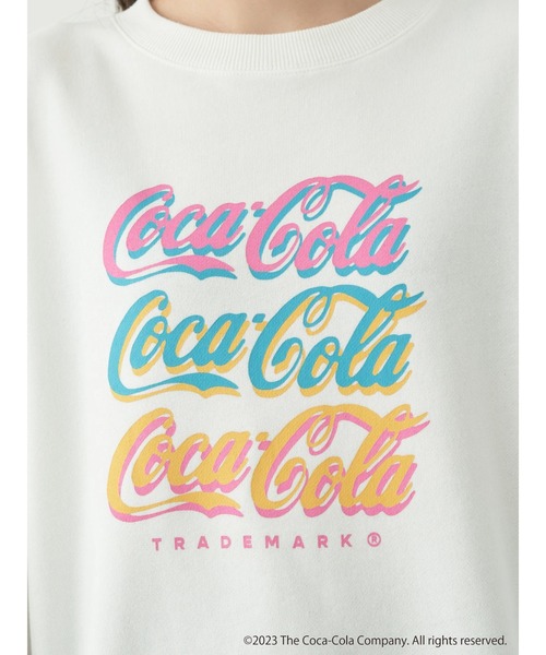 Coca Cola(コカコーラ)の「別注Coca-Cola「R」カラフルロゴスウェット(スウェット・レディース・オフホワイト・FREE)」の16枚目の写真