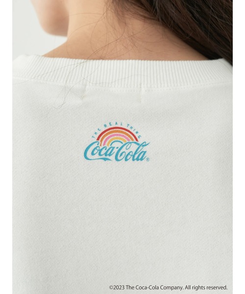 Coca Cola(コカコーラ)の「別注Coca-Cola「R」カラフルロゴスウェット(スウェット・レディース・オフホワイト・FREE)」の8枚目の写真