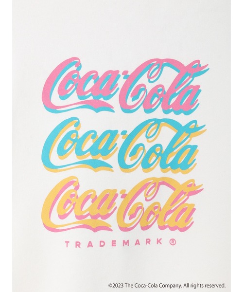 Coca Cola(コカコーラ)の「別注Coca-Cola「R」カラフルロゴスウェット(スウェット・レディース・オフホワイト・FREE)」の6枚目の写真