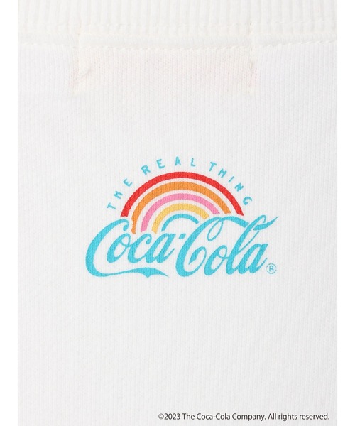 Coca Cola(コカコーラ)の「別注Coca-Cola「R」カラフルロゴスウェット(スウェット・レディース・オフホワイト・FREE)」の17枚目の写真