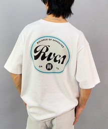 RVCA/ルーカ オーバーサイズ ブランドロゴ バックプリントTシャツ/半袖Tシャツ BD041-226