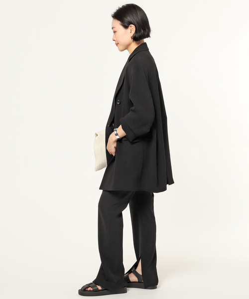 AP STUDIO（エーピーストゥディオ）の「SCENTOF Newインサイドスリットパンツ（スラックス・レディース・ネイビー/ブラック・40/38/36/34）」の18枚目の写真