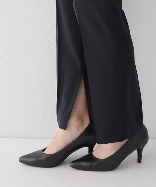 AP STUDIO インサイド スリットパンツ 黒 38 AP STUDIO インサイドスリットパンツ AP STUDIO インサイド