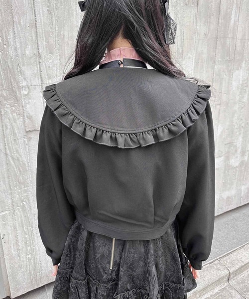 ROJITA(ロジータ)の「レースアップビックカラーブルゾン(ブルゾン・レディース・ピンク/ブラック・FREE)」の22枚目の写真